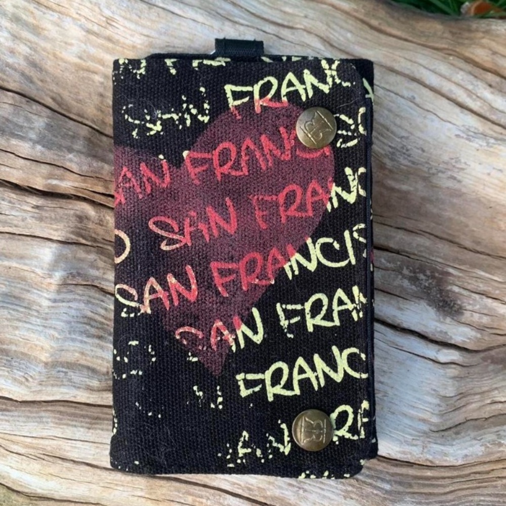Black and Red San Francisco Wallet